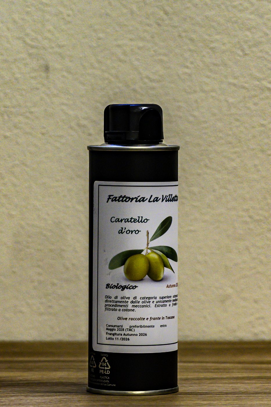 Caratello d'oro, lattina da 0,25 litri, fronte